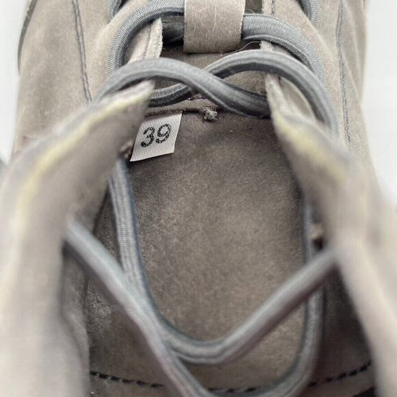 LDeck Martin Italian Sz 39/6 Mens High Top Shoes Casual Sport Grey Suede - Picture 3 of 7